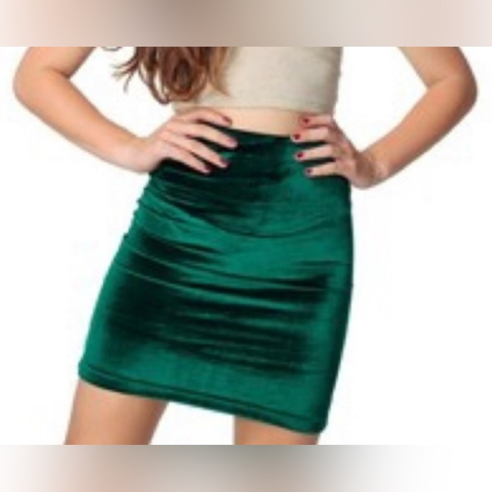 American Apparel Velvet Pencil Skirt